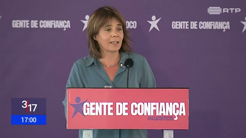 Catarina Martins promete campanha centrada no programa do BE