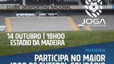 Só restam 400 dos 4.000 bilhetes disponíveis para jogo solidário (áudio)