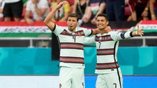 Imagem de Portugal somou 12.º jogo seguido sem perder em fases finais do Europeu