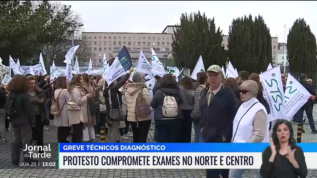 Técnicos superiores de Diagnóstico e Terapêutica estão em greve