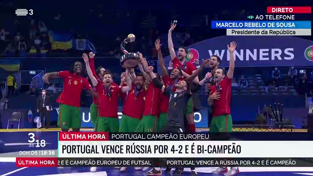 História e glória. Portugal é campeão do mundo de futsal