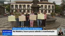 Imagem de Manifestação “Portugal contra os incêndios” com pouca adesão na Madeira