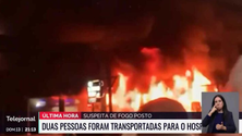 Imagem de Encapuzados pegaram fogo a um bar