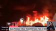 Imagem de Encapuzados pegaram fogo a um bar