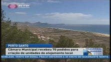 Câmara Municipal do Porto Santo recebeu 70 pedidos para criação de unidades de alojamento local (Vídeo)