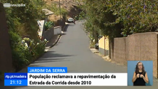 Imagem de Estrada da Corrida, no Jardim da Serra, foi repavimentada (Vídeo)