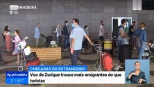 Imagem de Covid-19: Voo de Zurique trouxe mais emigrantes que turistas para a Madeira (Vídeo)