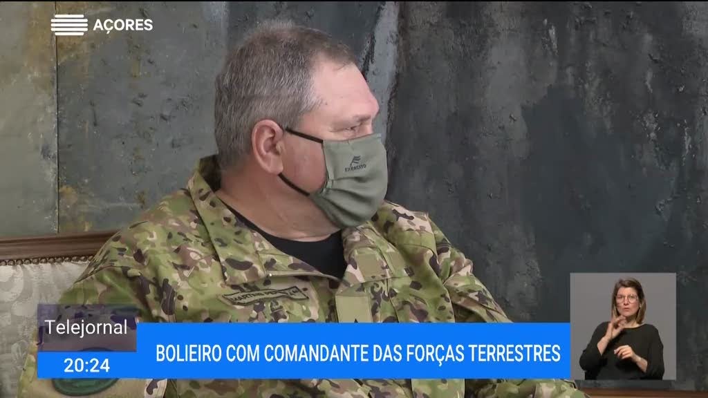 Bolieiro recebe comandante militar (Vídeo)