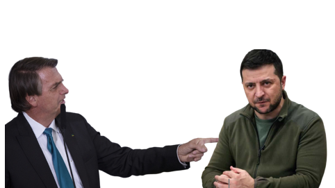 Imagem de Zelensky fala com Bolsonaro sobre exportações de grãos e sanção à Rússia