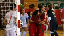 Cristiana Costa estreou-se na Seleção Nacional de Futsal contra Ucrânia (Vídeo)