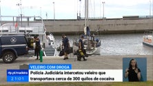 Imagem de Veleiro com cerca de 300 quilos de cocaína a bordo intercetado esta quinta-feira no Funchal (Vídeo)