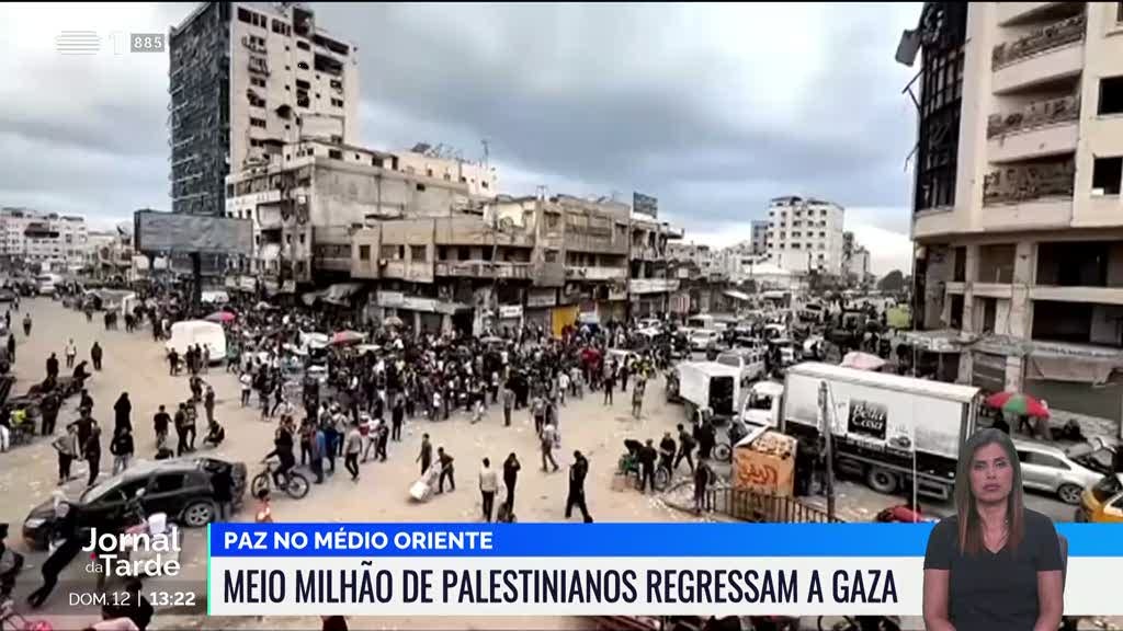 Ajuda humanitária começou a entrar em Gaza