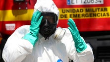 Imagem de Covid-19: Número diário de mortes em Espanha sobe ligeiramente para 95