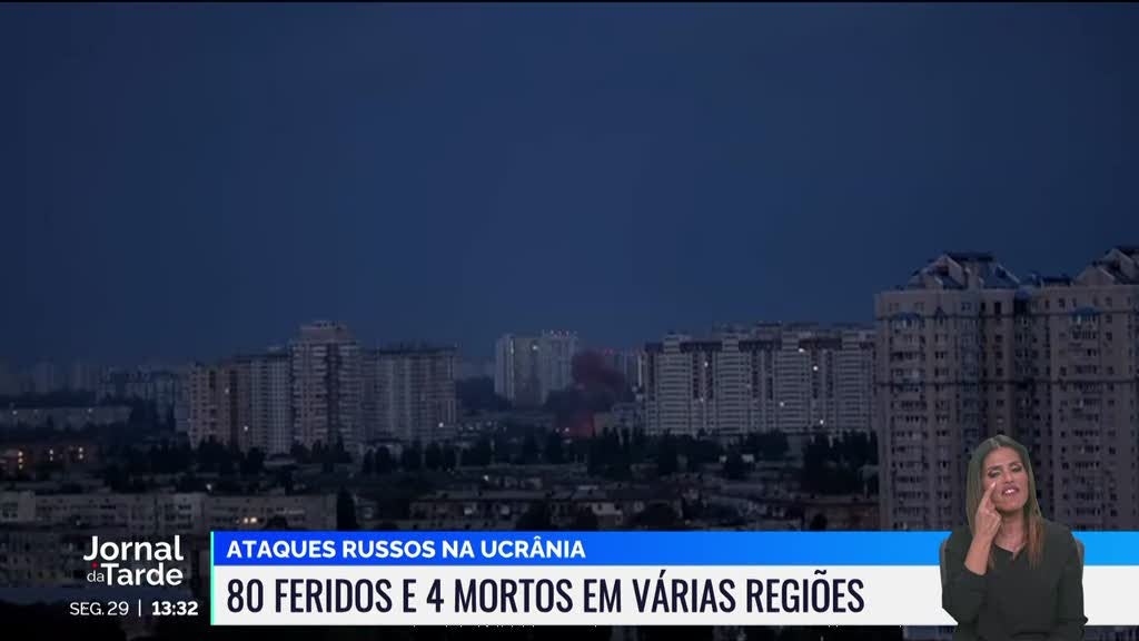 Rússia voltou a atacar zonas residenciais na Ucrânia