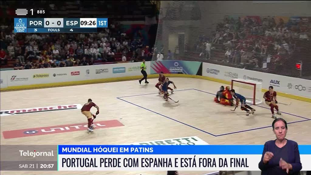 Portugal está fora da final do Campeonato Mundial de Hóquei em Patins