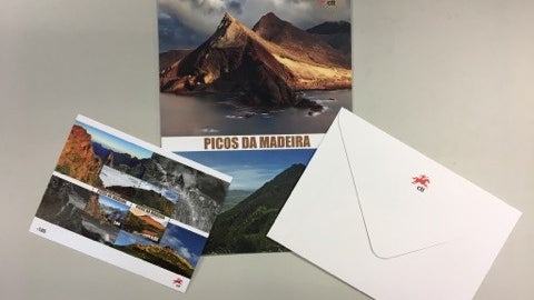 Imagem de CTT apresentam coleção de selos sobre os picos da Madeira
