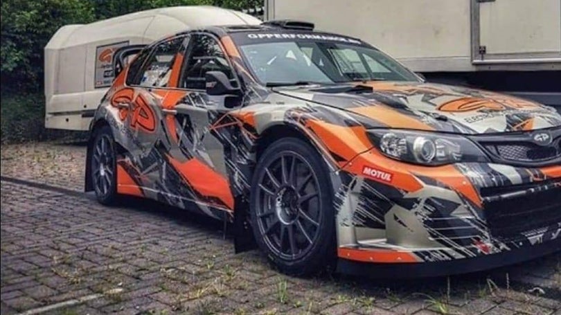 Imagem de Subaru WRC S14 de Gil Freitas a caminho de Portugal