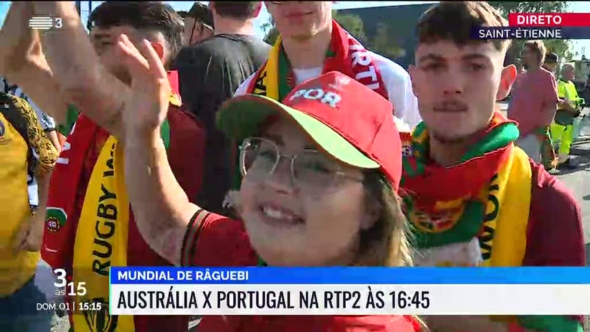 Portugal x Austrália no Mundial de râguebi: horário e onde assistir