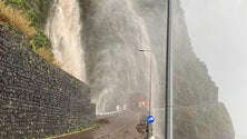 Imagem de Vídeo mostra chuva forte na costa norte da Madeira