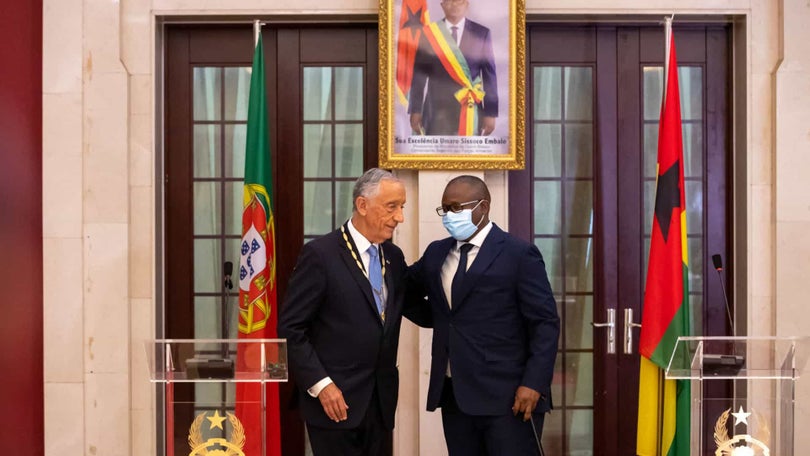 Marcelo condecorado com medalha Amílcar Cabral