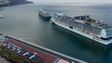 Dois navios de cruzeiro no Funchal, com quase 9 mil pessoas