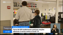 Imagem de Cerca de 600 madeirenses sentiram reações adversas à vacina (vídeo)