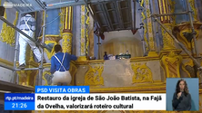 Imagem de Restauro da Igreja de São João Batista, na Fajã da Ovelha, valorizará roteiro cultural (Vídeo)