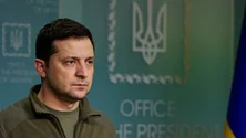 Imagem de Avião de Zelensky aterrou numa base aérea próxima de Washington