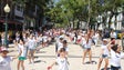 Imagem de Associação Garouta do Calhau anima baixa do Funchal com flash mob