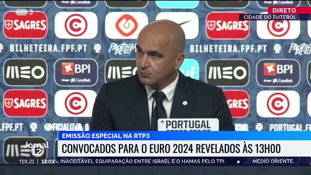Roberto Martinez explicou as escolhas feitas para o Euro2024