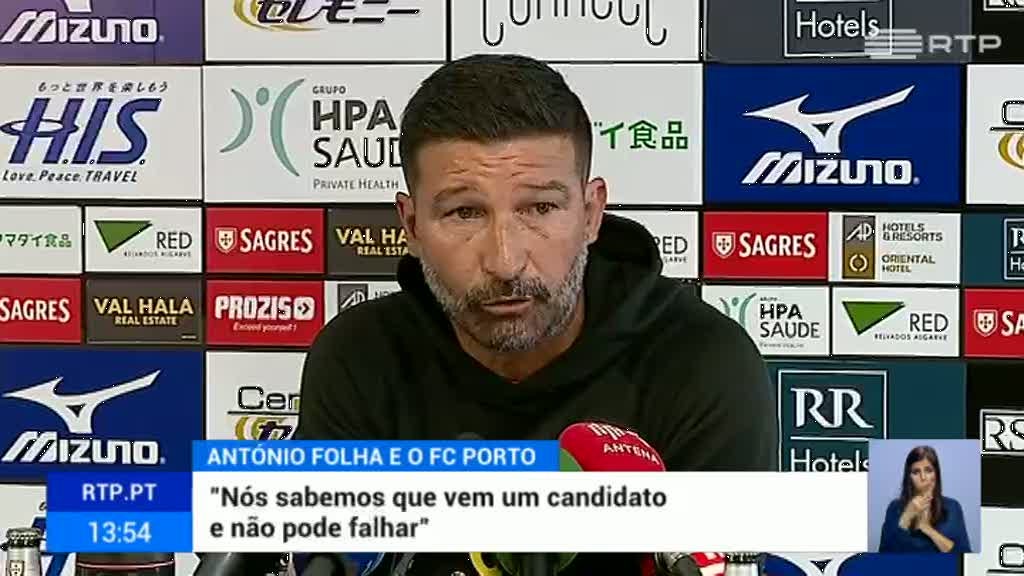 Ant�nio Folha lembra que Portimonense j� deu que fazer aos grandes