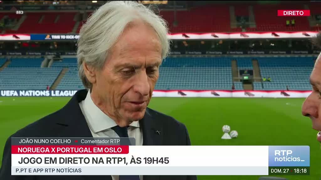Jesus revela 11 para o encontro com a Noruega. Cristiano Ronaldo não joga de início