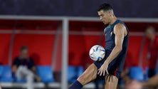 Imagem de Cristiano Ronaldo regressou aos treinos e está à disposição de Fernando Santos (vídeo)