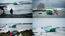 Imagem de Embarcação marítimo-turística foi a primeira a chegar junto do navio Mestre Simão (Vídeo)