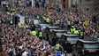 Imagem de Urna da rainha Isabel II chegou a Edimburgo