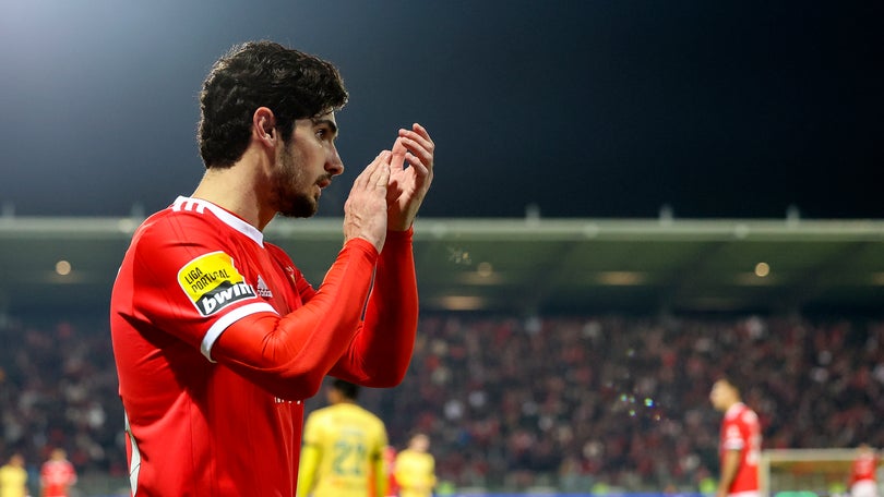 Imagem de Benfica vence Paços de Ferreira em jogo antecipado e aumenta vantagem na frente