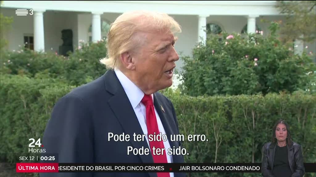 Trump diz que invasão de drones russos na Polónia pode ter sido um erro
