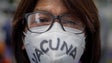 Trabalhadores da saúde protestam na Venezuela