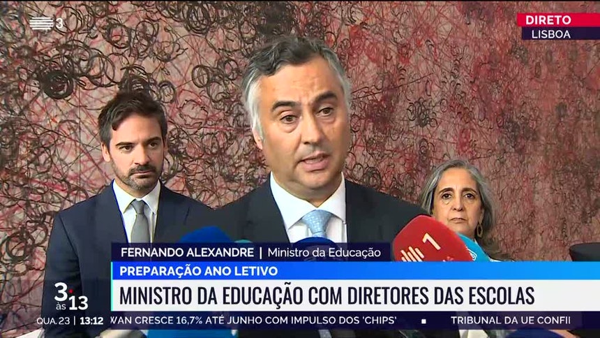 Education Minister Fernando Alexandre