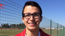 Imagem de Diogo Freitas campeão nacional de juvenis no lançamento do martelo