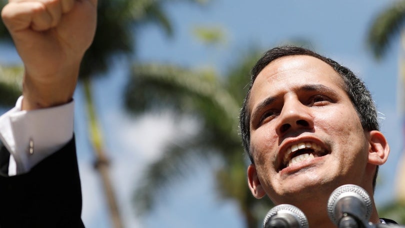 Imagem de Guaidó apela a novas manifestações a 23 de fevereiro para permitir entrada de ajuda