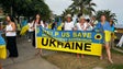 Exilados na Madeira assinalam dia da independência da Ucrânia (vídeo)