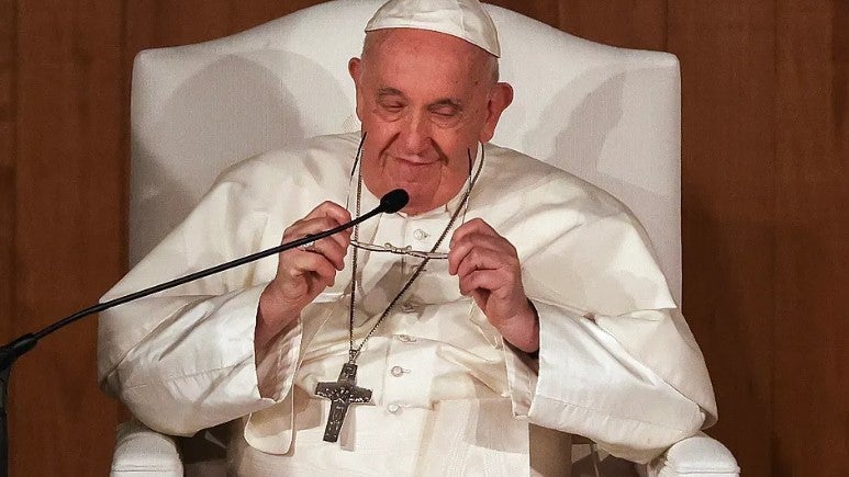Imagem de Papa preferiu improvisar e não ler discurso em Fátima
