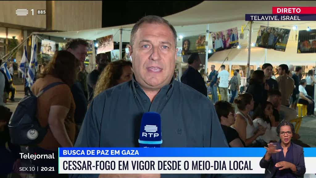 Telavive. Israelitas entusiasmados com o regresso dos reféns