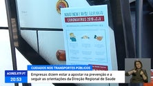 Imagem de Transportes públicos adotam medidas preventivas [Vídeo]