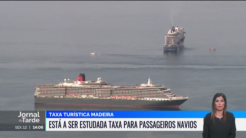 Taxa turística na Madeira pode abranger passageiros de navios