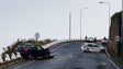 Acidente na zona da Cancela, na Estrada do Aeroporto