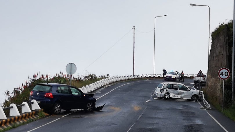 Imagem de Acidente na zona da Cancela, na Estrada do Aeroporto