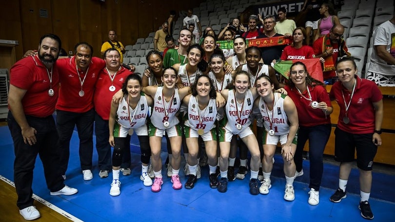 Imagem de Basquetebol: Portugal vice-campeão do Europeu Divisão B de Sub-18