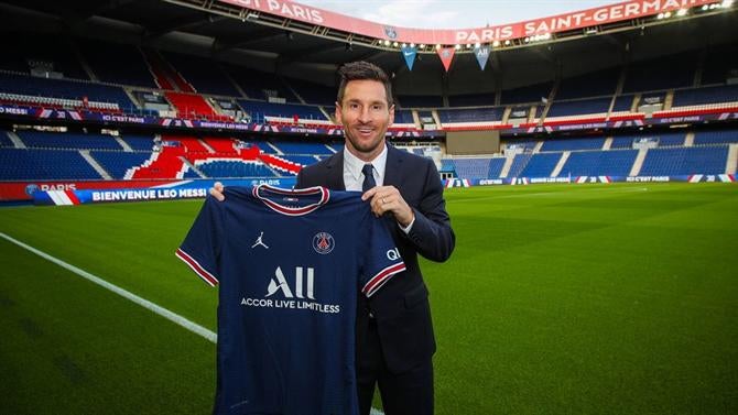 Imagem de Messi oficializado como reforço do Paris Saint-Germain